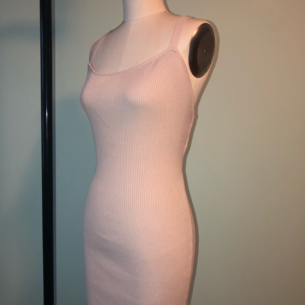 Tan Safety Pin dress